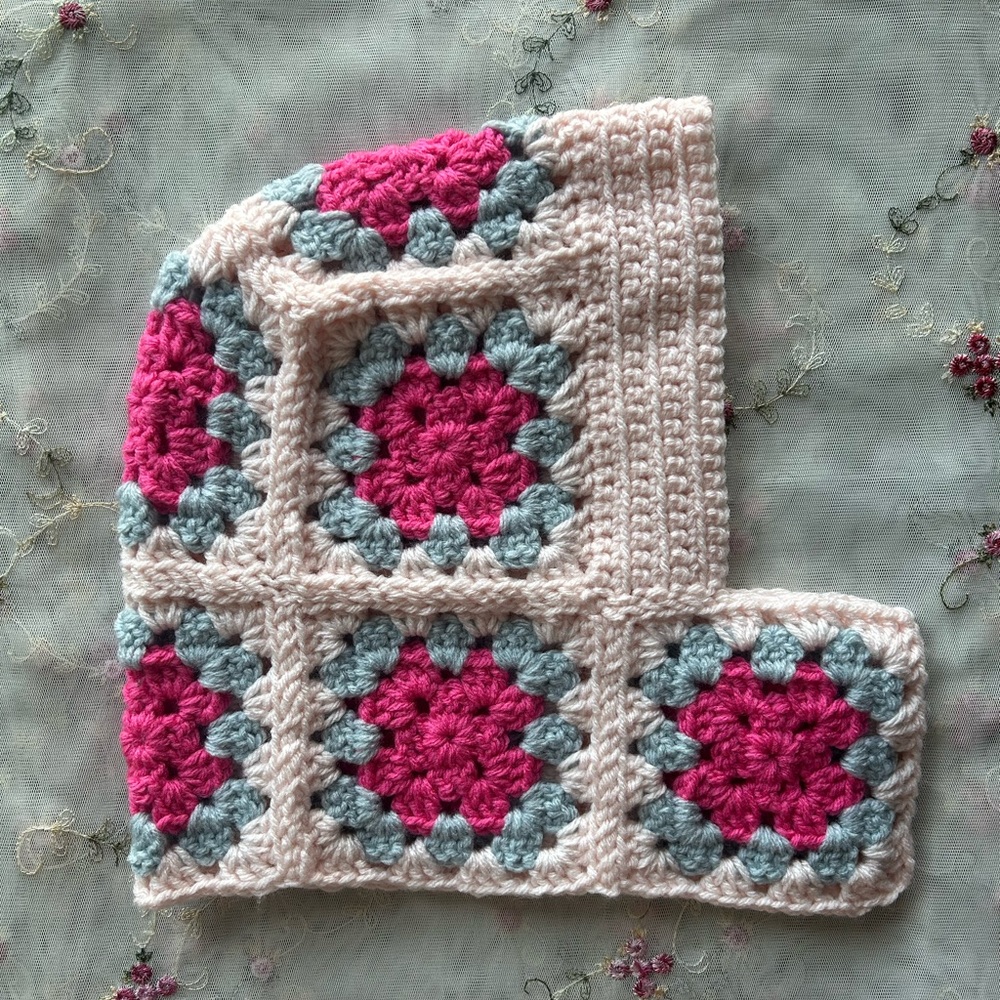 Granny Square Crochet Balaclava